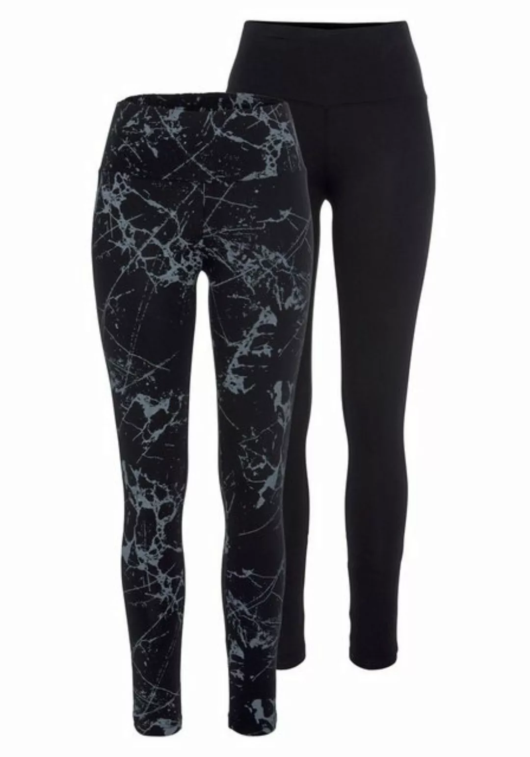 H.I.S Leggings (2er-Pack) in bedruckt und uni, Loungewear günstig online kaufen