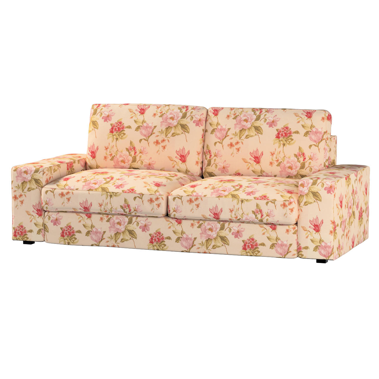 Bezug für Kivik 3-er Bettsofa, creme-rosa, Kivik 3-er Bettsofabezug, Londre günstig online kaufen