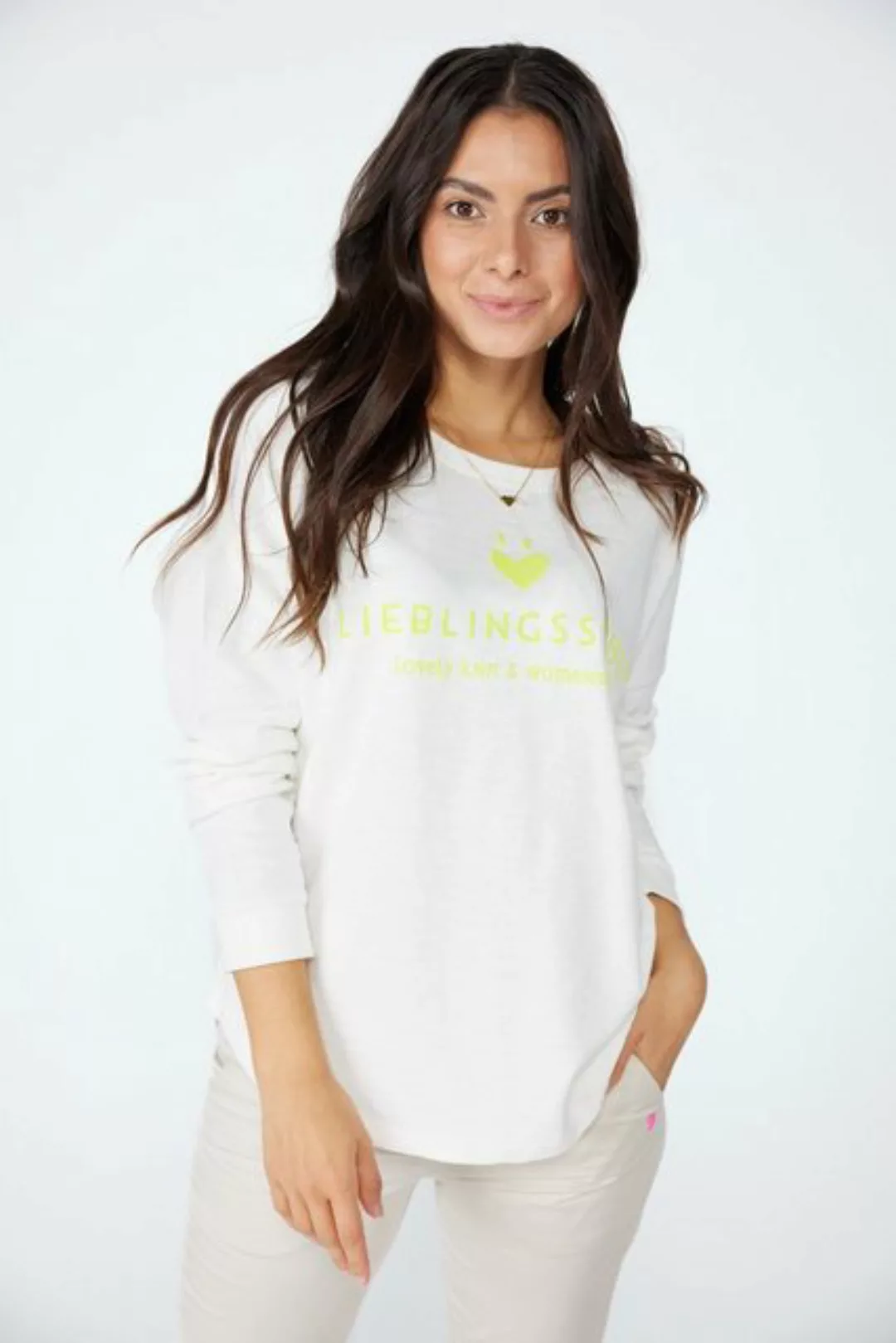 Lieblingsstück Sweatshirt CaronEP mit großem Lieblingsstück Logo-Schriftzug günstig online kaufen