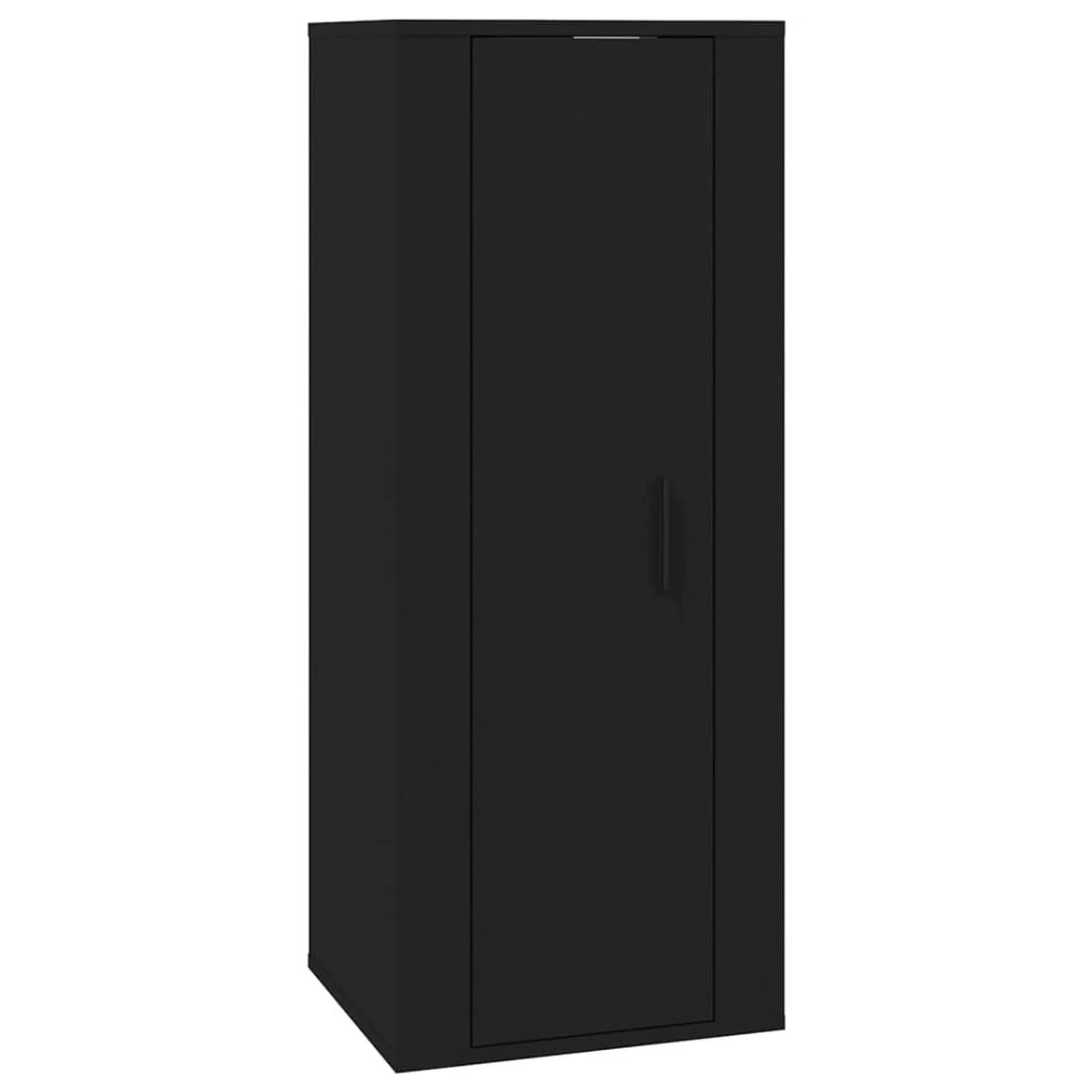 Vidaxl Tv-wandschrank Schwarz 40x34,5x100 Cm günstig online kaufen