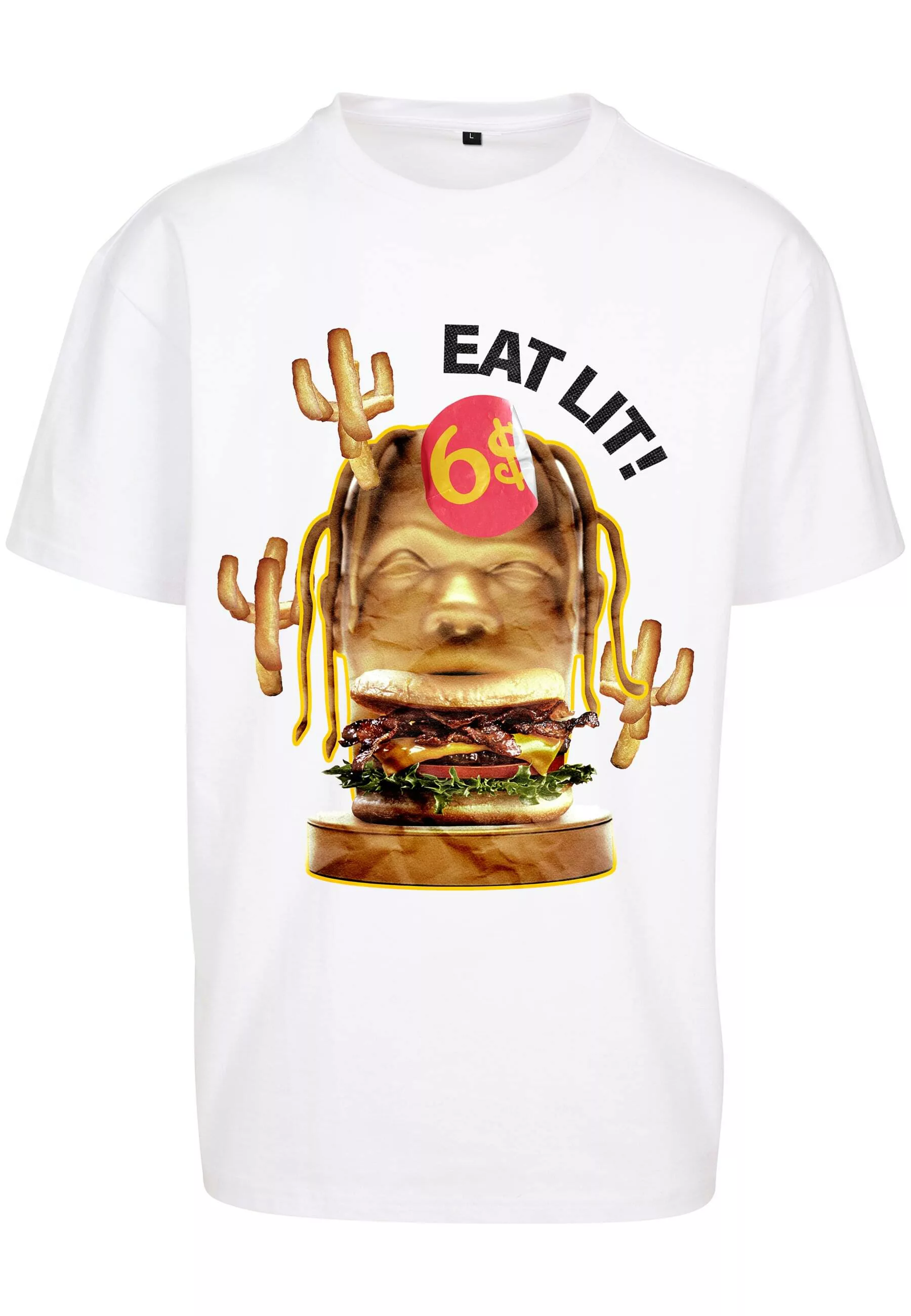 MisterTee T-Shirt "MisterTee Unisex Eat Lit Oversize Tee", (1 tlg.) günstig online kaufen