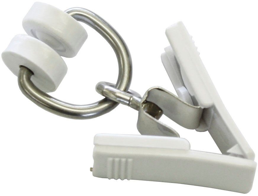GARDINIA Gardinenring T-Rollringe mit Klammer, T-Schienen, günstig online kaufen