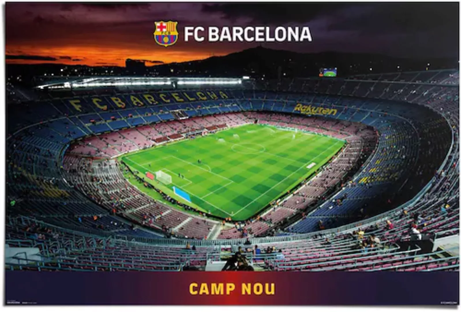 Reinders! Poster »Barcelona - Camp Nou Fußball - Stadion - Spanien«, (1 St. günstig online kaufen