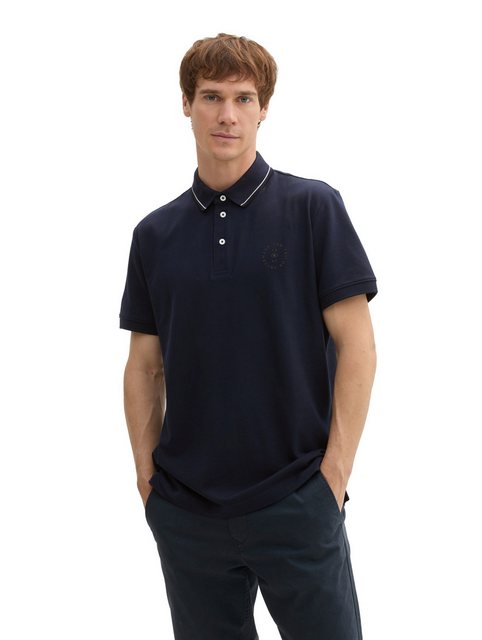 TOM TAILOR Poloshirt mit Logo Print günstig online kaufen