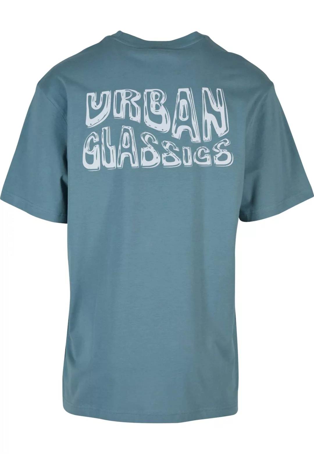 URBAN CLASSICS T-Shirt "Urban Classics UC Shiny Logo Tall Tee" günstig online kaufen