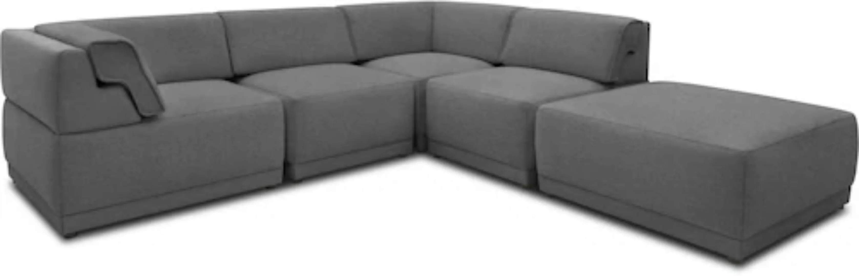 DOMO collection Loungesofa "800007", (Set, 5 Teile), Rückenkissen aufstellb günstig online kaufen