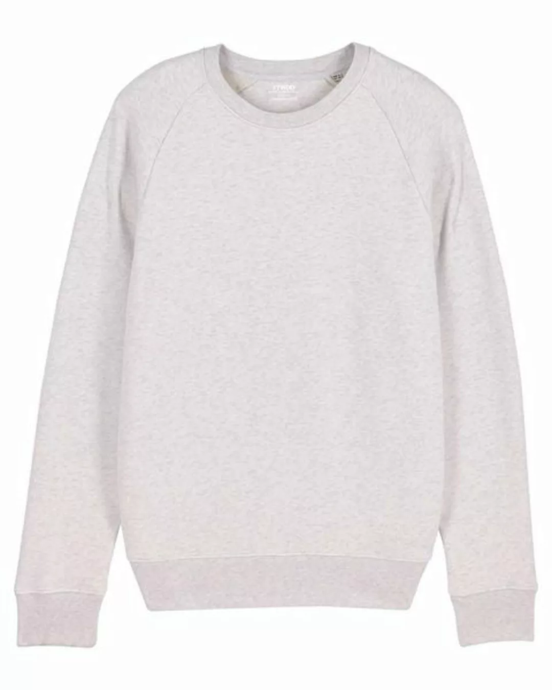 Basic Sweatshirt Herren Meliert, Sweater, Pullover, (Bio&Recycelt) günstig online kaufen