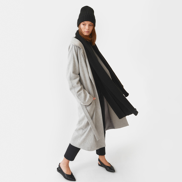 Oversized Mantel Mit Stehkragen günstig online kaufen