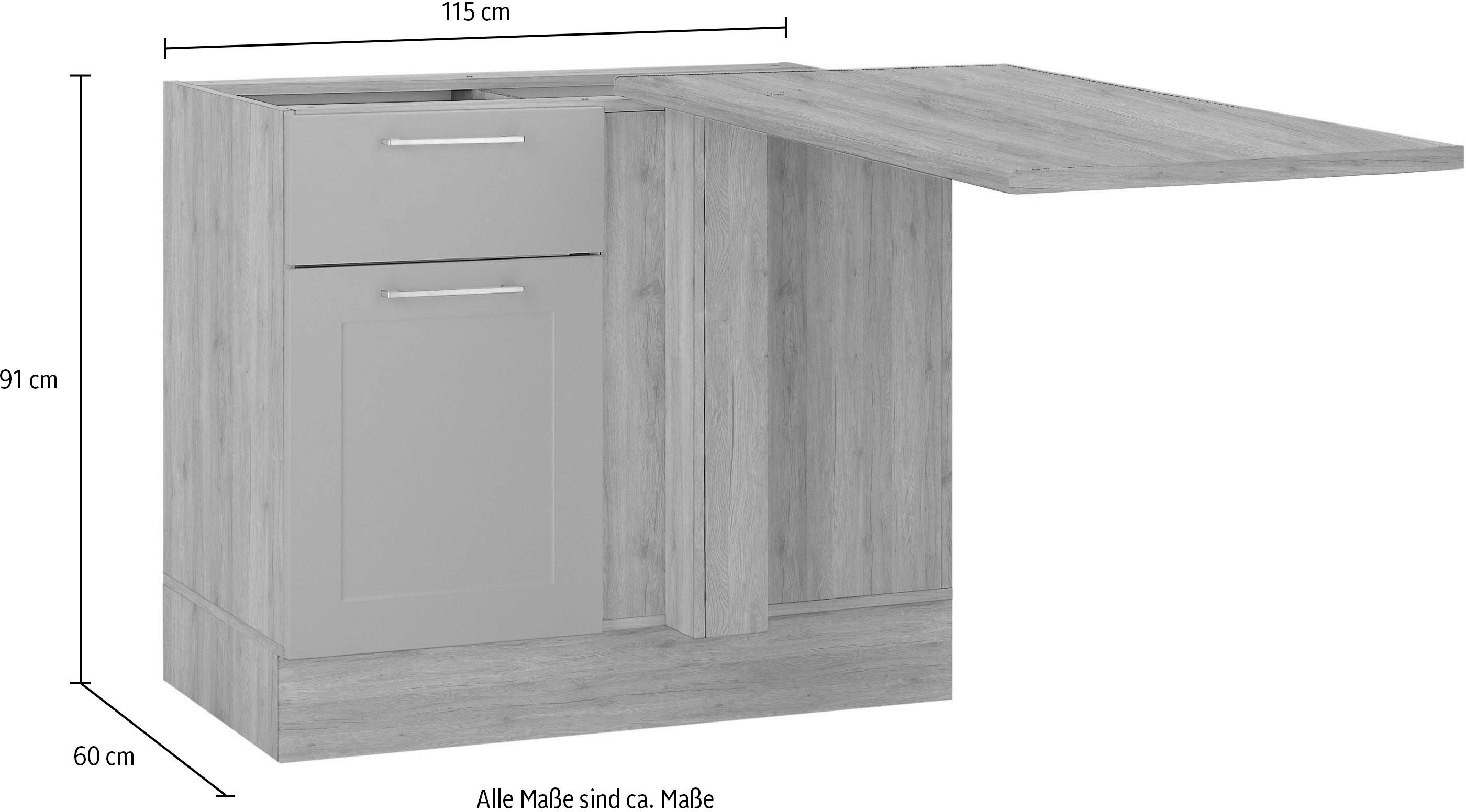 BASIC by Balculina Eckunterschrank Marsi Breite günstig online kaufen