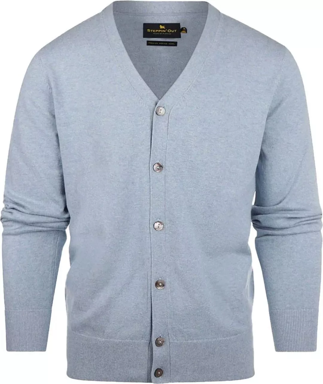 Steppin' Out Strickjacke Cotton Cashmere Sky Blue - Größe XXL günstig online kaufen