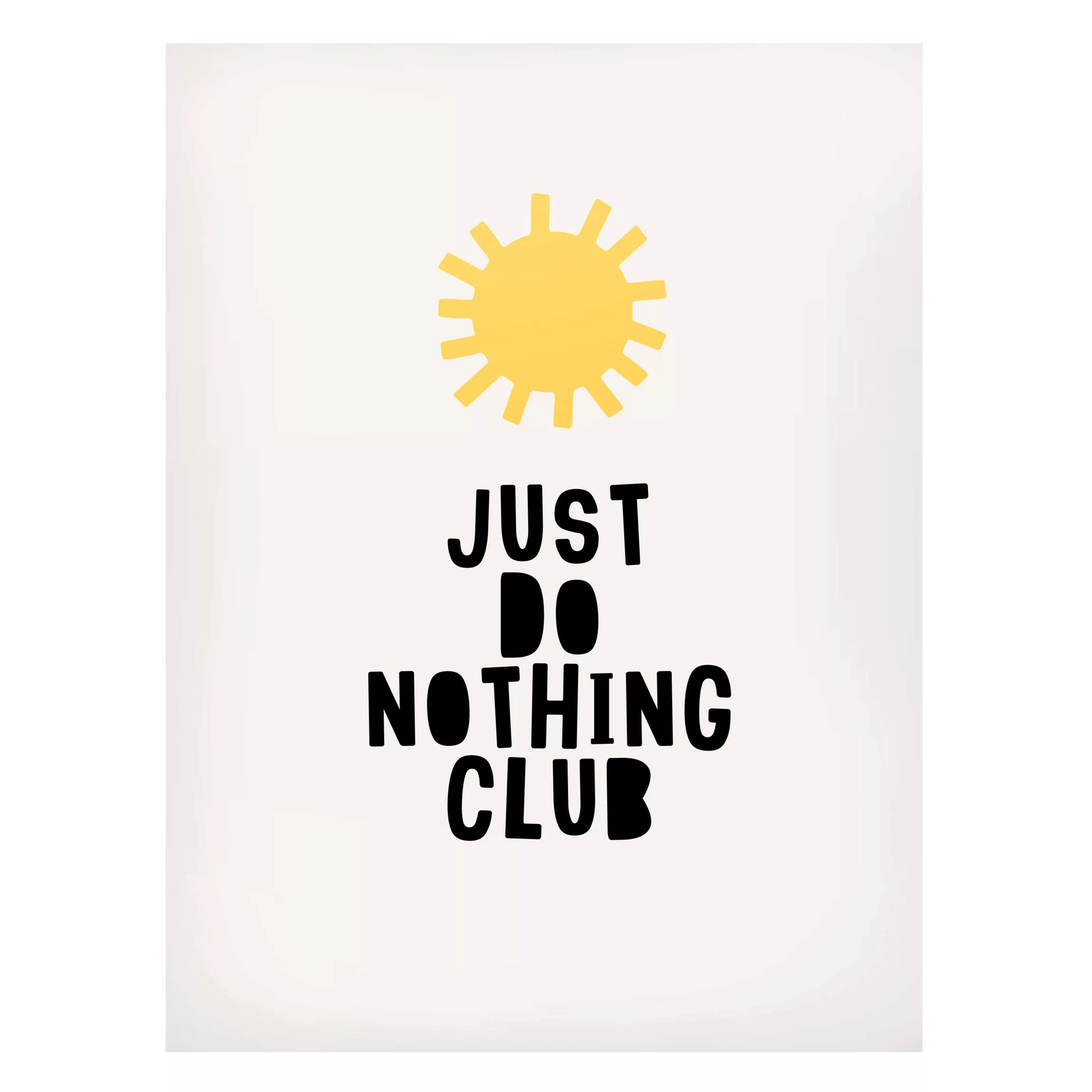 Magnettafel Do Nothing Club Gelb günstig online kaufen