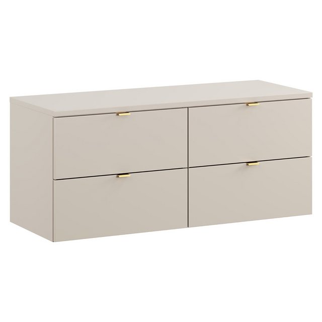 Lomadox Waschbeckenschrank DURANGO-56 Waschtischunterschrank 120cm, kaschmi günstig online kaufen