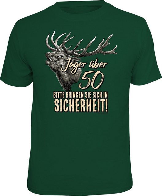 RAHMENLOS® T-Shirt als Geschenk zum Geburtstag - Jäger über 50 günstig online kaufen