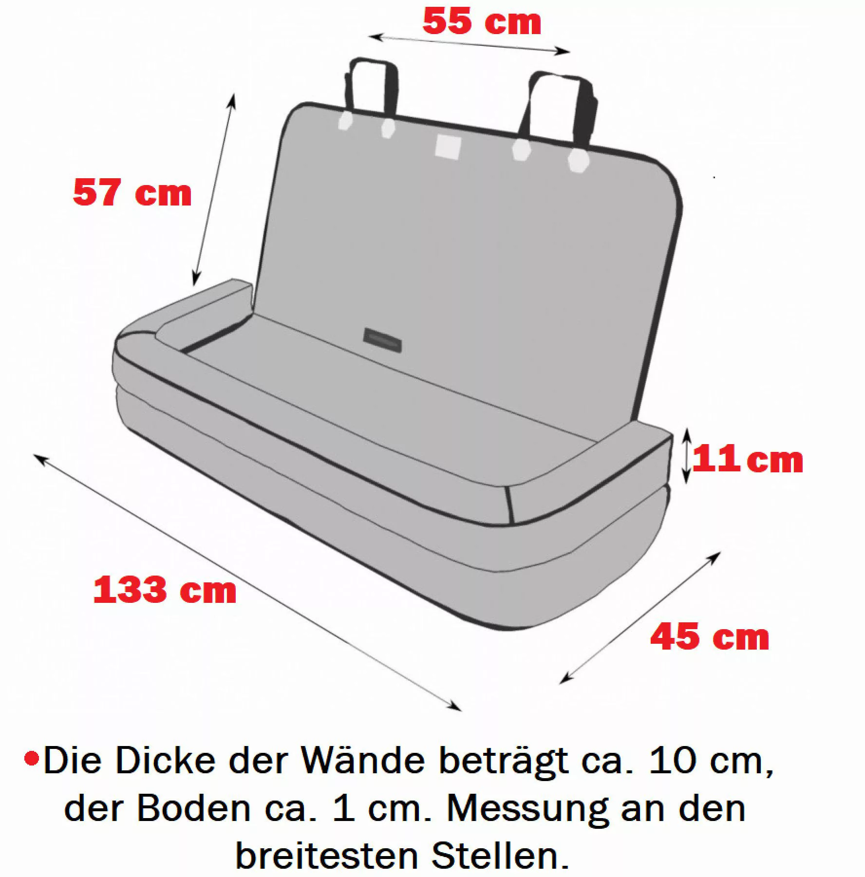 Hobbydog Tier-Autobett Hundeautositz Hundekorb Reisesitz Hundeautobox günstig online kaufen