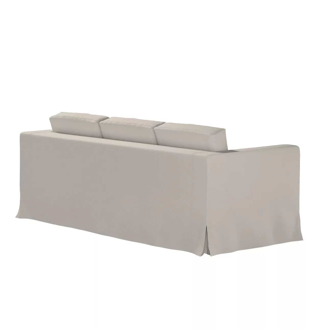 Bezug für Karlanda 3-Sitzer Sofa nicht ausklappbar, lang, hellbeige, Bezug günstig online kaufen