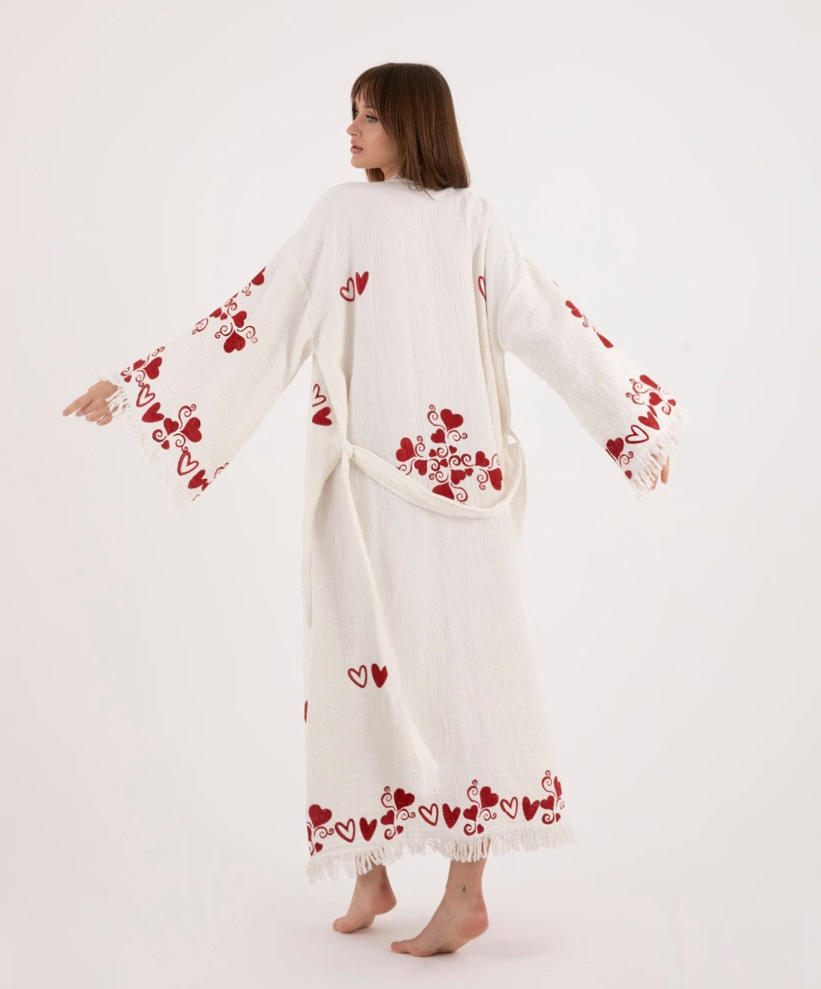 Seyila Home Damenbademantel Morgenmantel / Bademantel/ günstig online kaufen