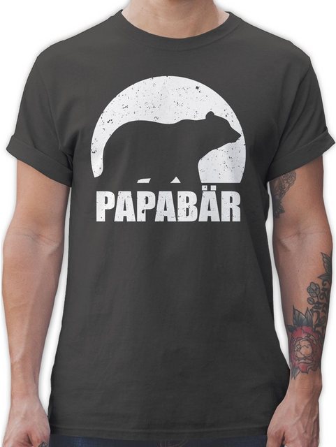 Shirtracer T-Shirt Papa Bär Papa Bear Papabär Vatertag Geschenk für Papa günstig online kaufen