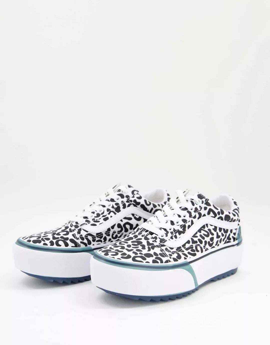 Vans – Old Skool Stacked UV Ink Leopard – Mehrfarbiger Sneaker-Weiß günstig online kaufen