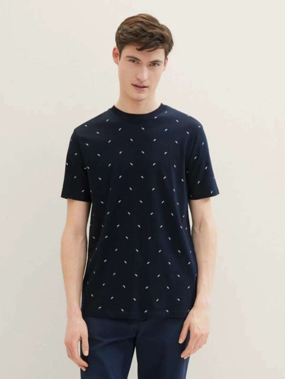 TOM TAILOR Denim T-Shirt T-Shirt mit Allover-Print günstig online kaufen