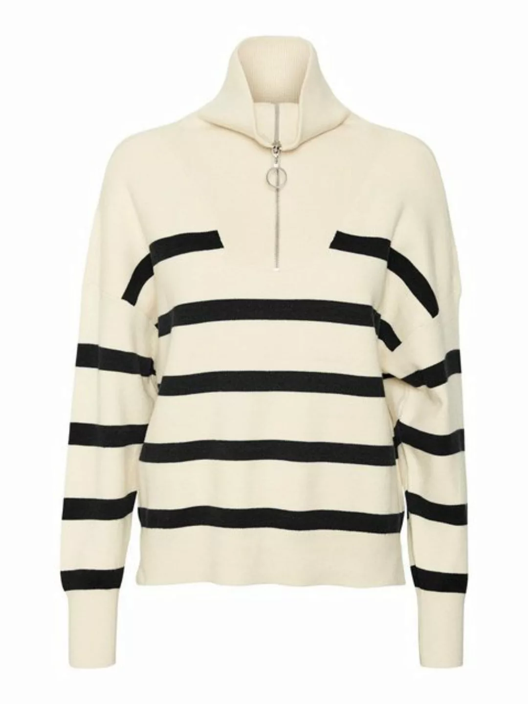 Vero Moda Damen Pullover VMSABA STRIPE HIGHNECK günstig online kaufen