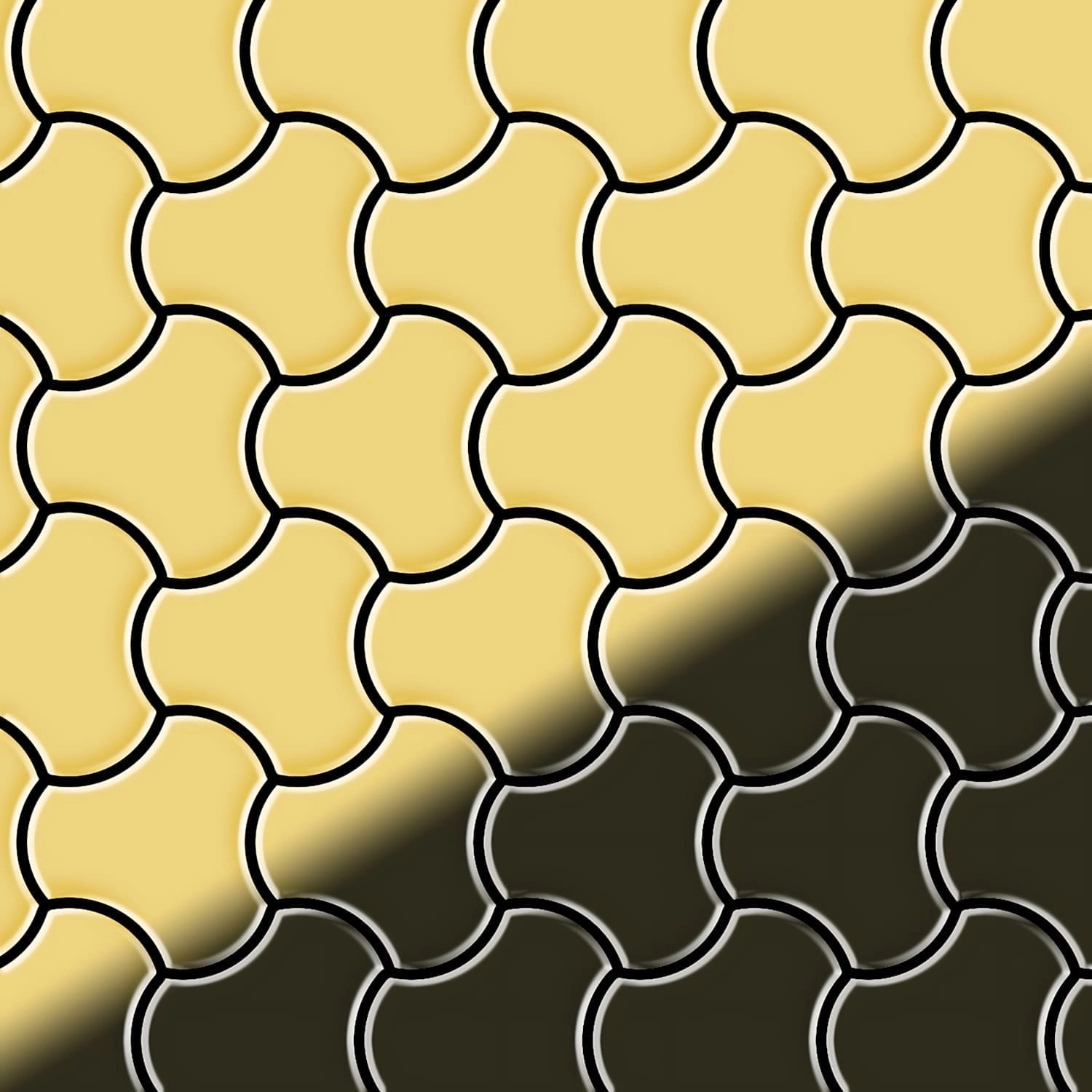 ALLOY Mosaik Fliese Massiv Metall Messing Gewalzt Gold 1,6mm Stark Ubiquity günstig online kaufen