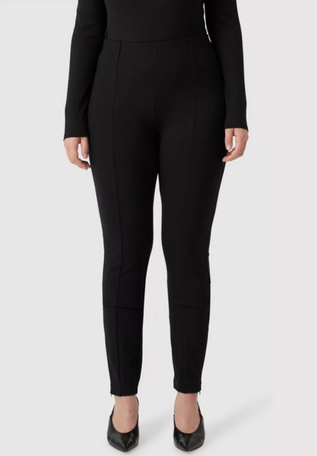 Les Lunes Leggings Zoola verdeckter Gummizug im Bund, unsichtbare Reißversc günstig online kaufen