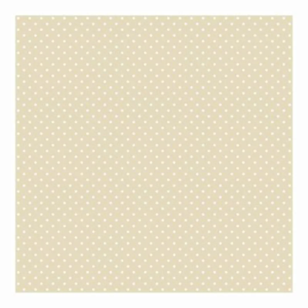 Bilderwelten Kindertapete No.YK56 Weiße Punkte auf Creme creme Gr. 432 x 29 günstig online kaufen