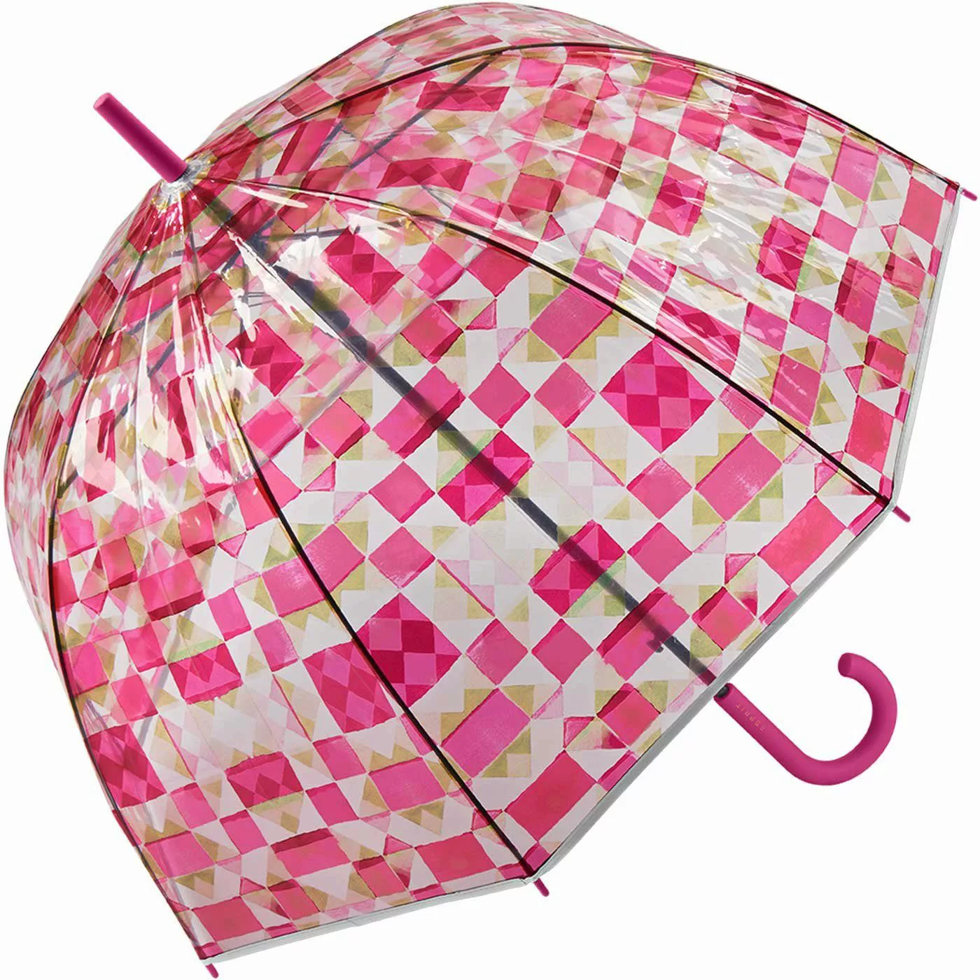 Esprit Stockregenschirm Automatik-Glockenschirm Kaleidoscope transparent, f günstig online kaufen