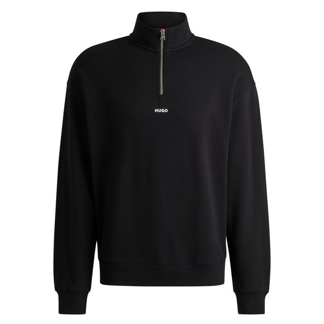 HUGO Sweatshirt Herren Sweatshirt mit Half-Zip-Kragen - Durty244 günstig online kaufen