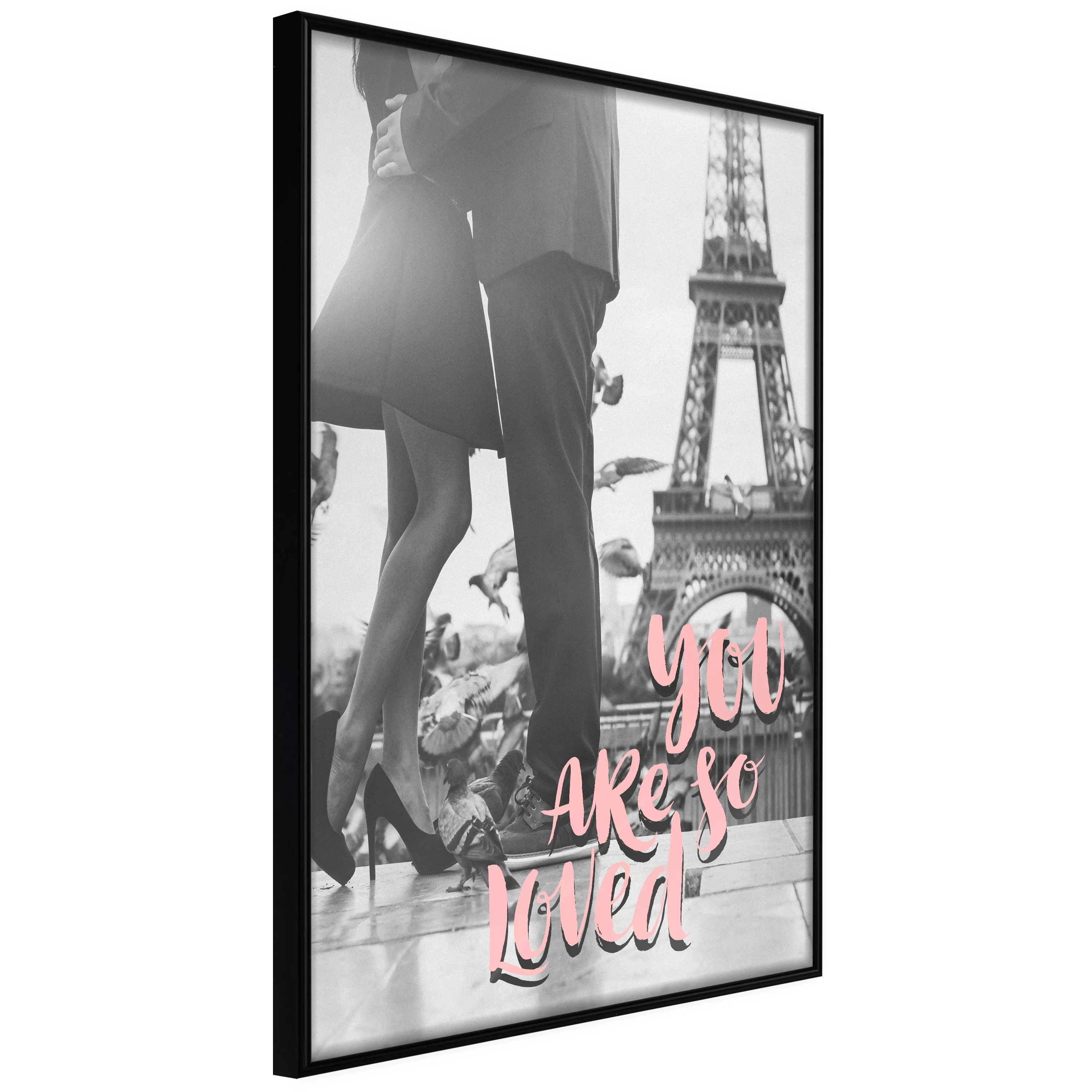 Poster - Love In Paris günstig online kaufen