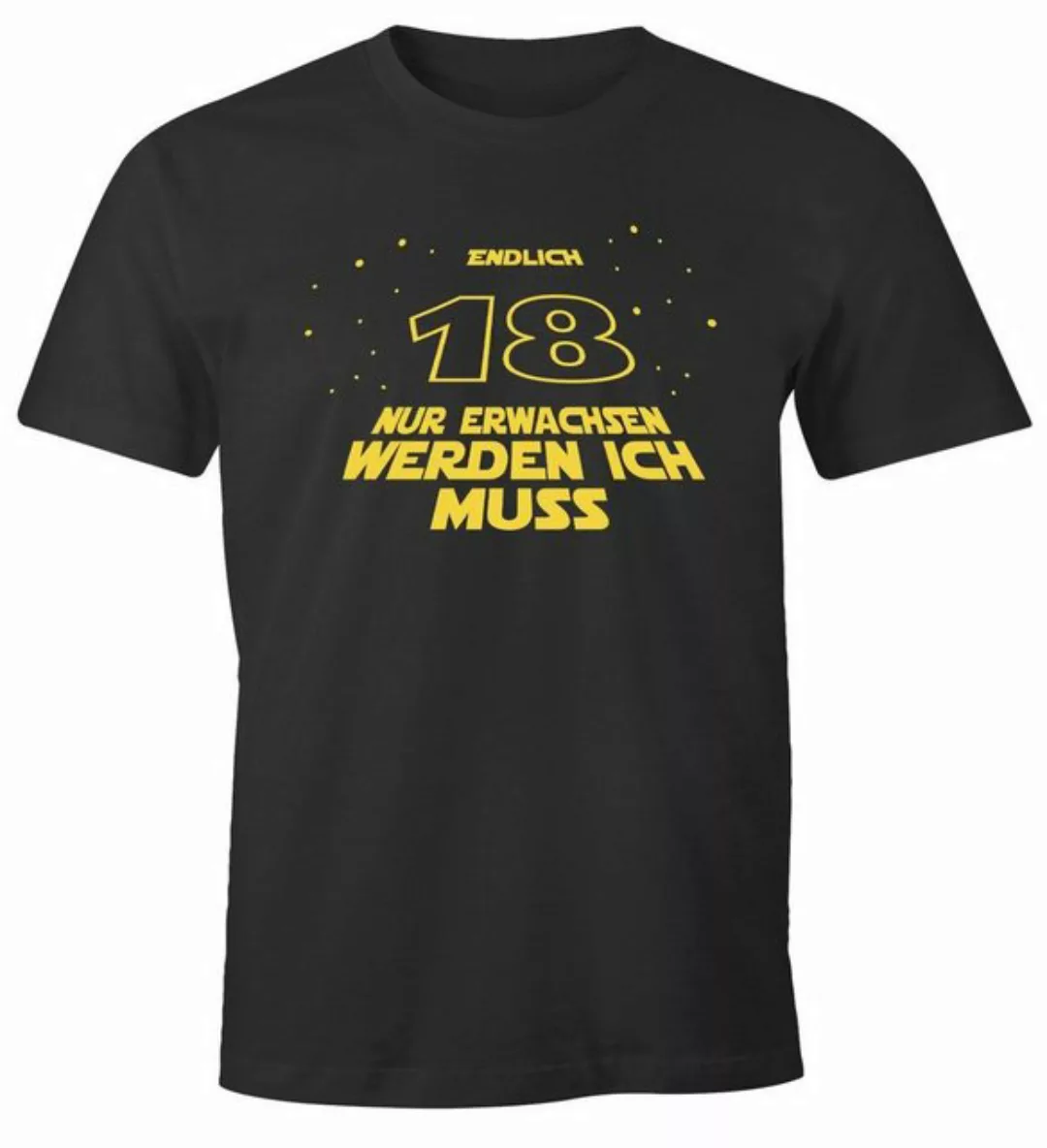 MoonWorks Print-Shirt Herren T-Shirt zum 18. Geburtstag Geschenk für Männer günstig online kaufen