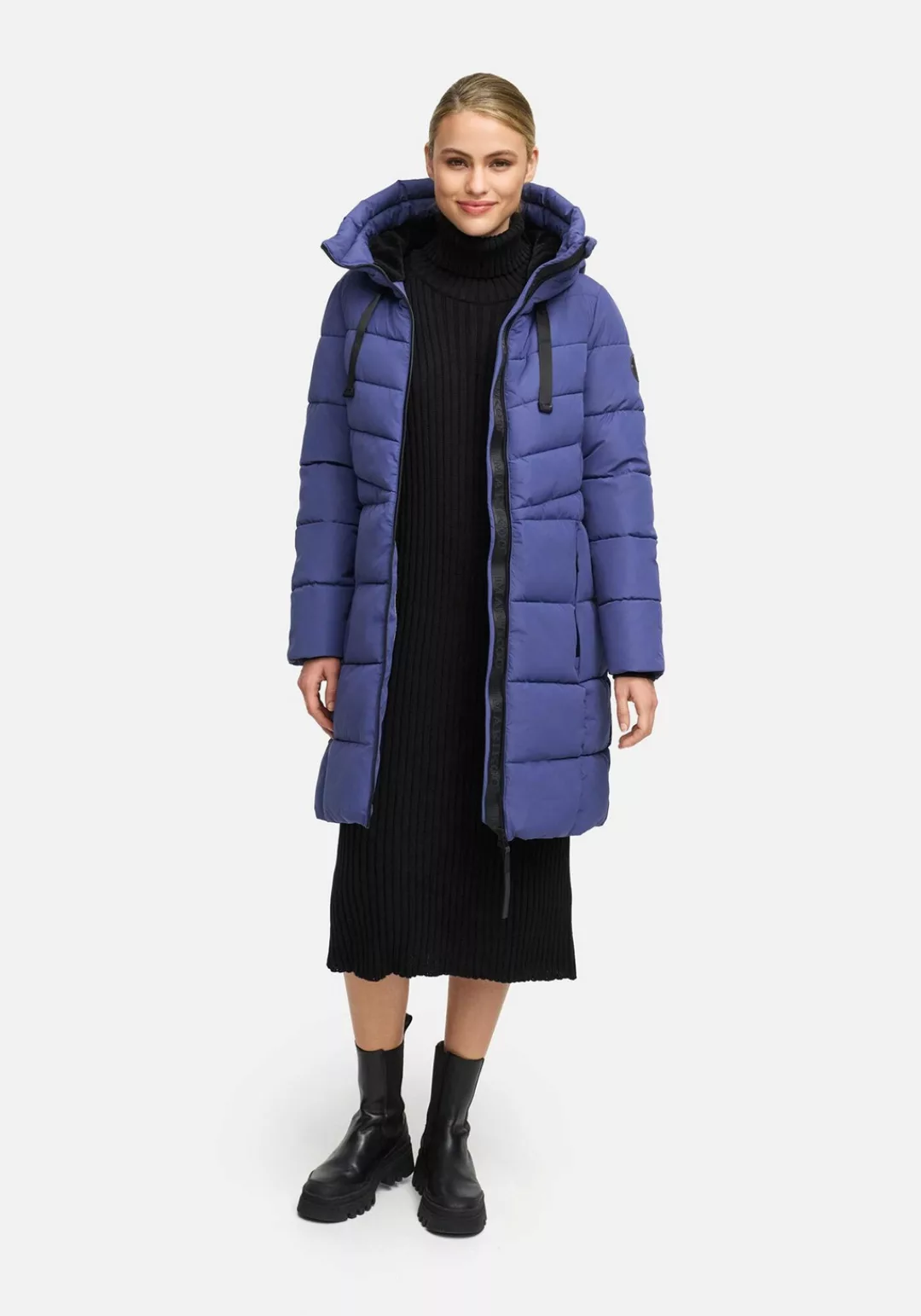 Marikoo Winterjacke "Natsukoo XVI", Stepp Mantel mit großer Kapuze günstig online kaufen