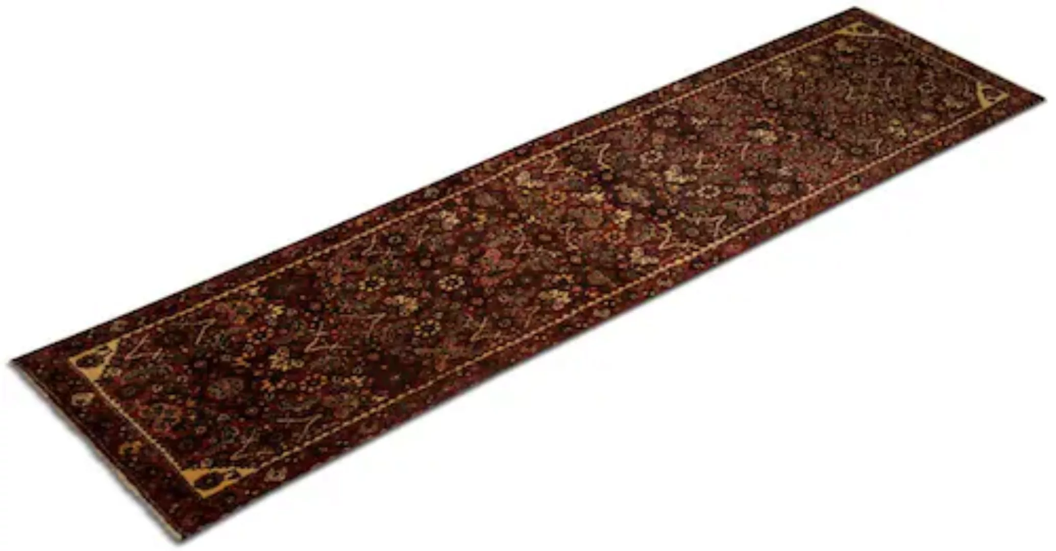 morgenland Wollteppich »Hosseinabad Teppich handgeknüpft blau«, rechteckig, günstig online kaufen