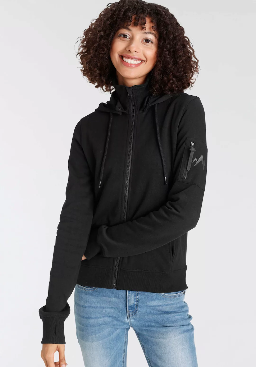 ALPENBLITZ Kapuzensweatjacke "BADAI", NEUE KOLLEKTION günstig online kaufen