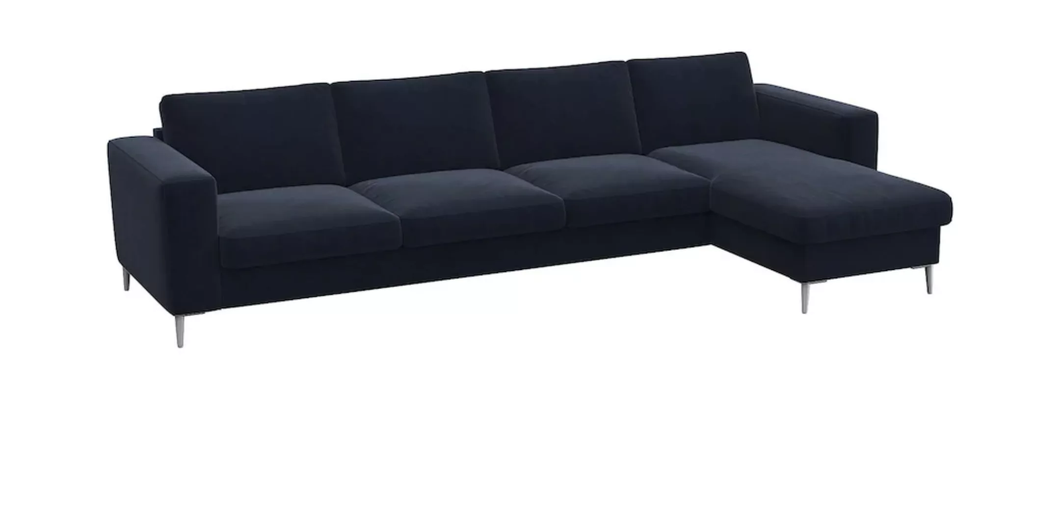 FLEXLUX Ecksofa »Fiore, super Sitzkomfort durch Kaltschaum im Sitz, L-Form« günstig online kaufen