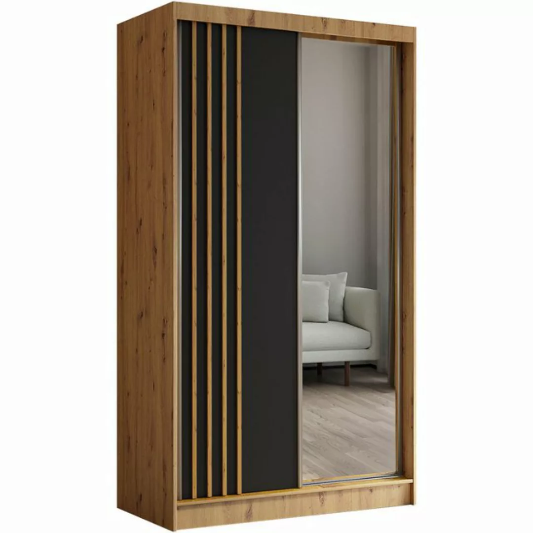 Beautysofa Kleiderschrank Moderner stilvoller eleganter Kleiderschrank mit günstig online kaufen