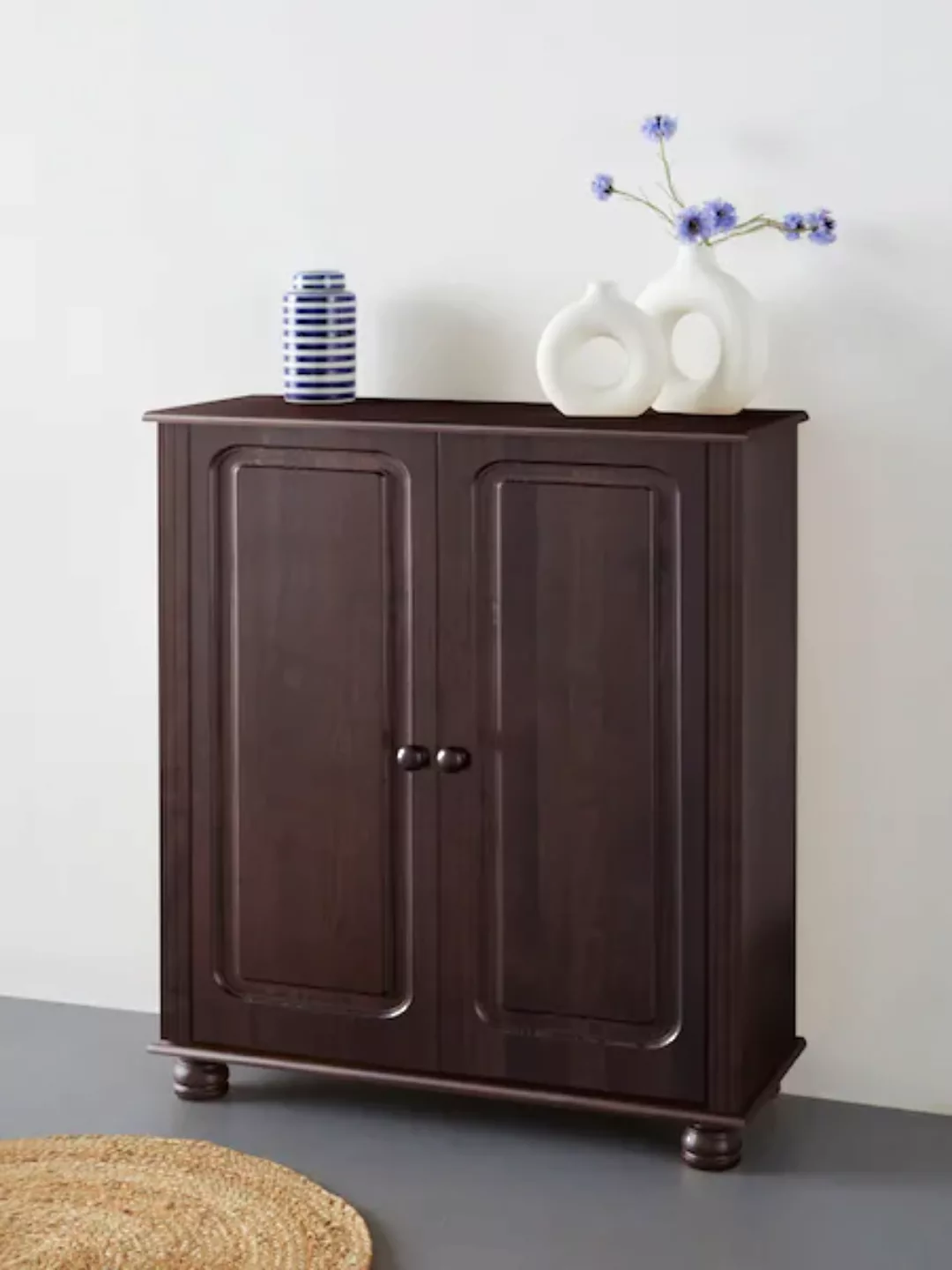 Home affaire Highboard "Mette", Kommode mit 2 Einlegeböden, Breite 85cm, Ti günstig online kaufen