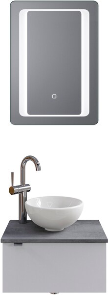Saphir Badmöbel-Set "Serie 6915", (4 St.), Gäste-Bad, 51 cm breit, mit LED- günstig online kaufen