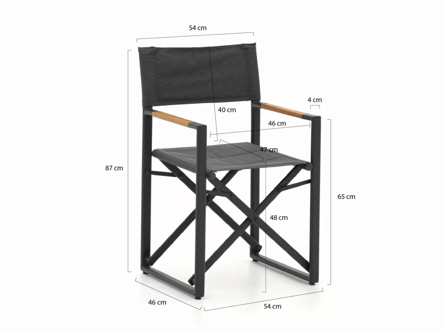 Bellagio Pasolini/Menzano 160 cm Gartenmöbel-Set 5-teilig klappbar günstig online kaufen