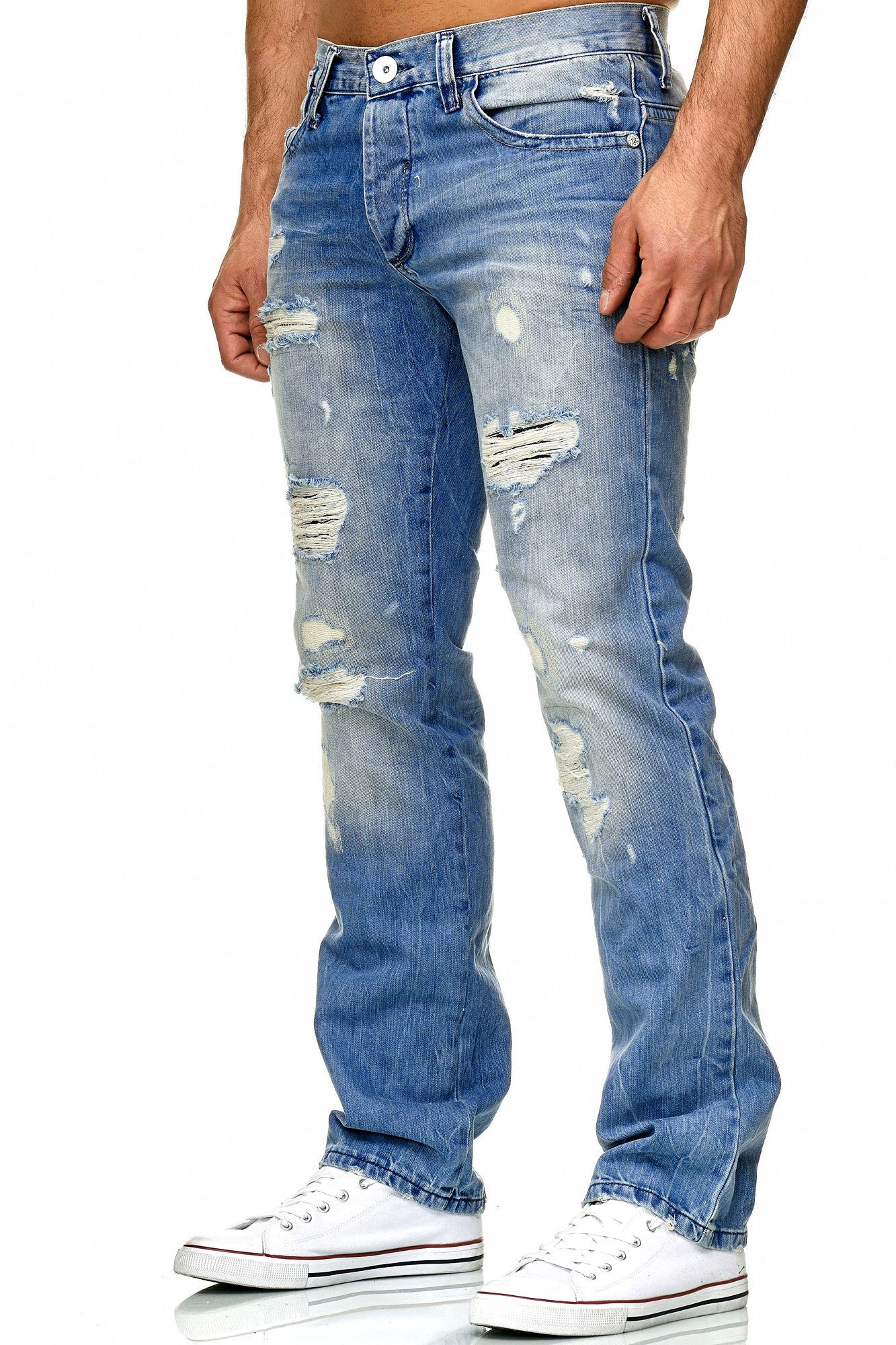 RedBridge Destroyed-Jeans Rebel Stil Regular Fit günstig online kaufen