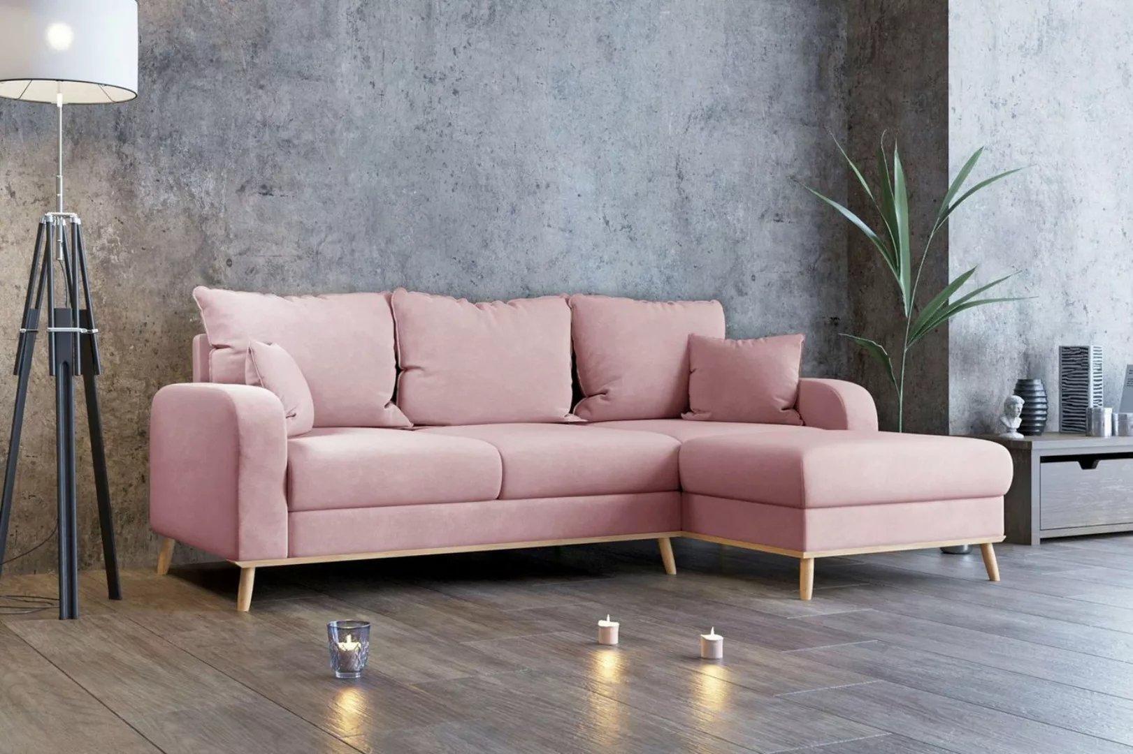 99rooms Ecksofa Ontario, L-Form, Eckcouch, Design günstig online kaufen