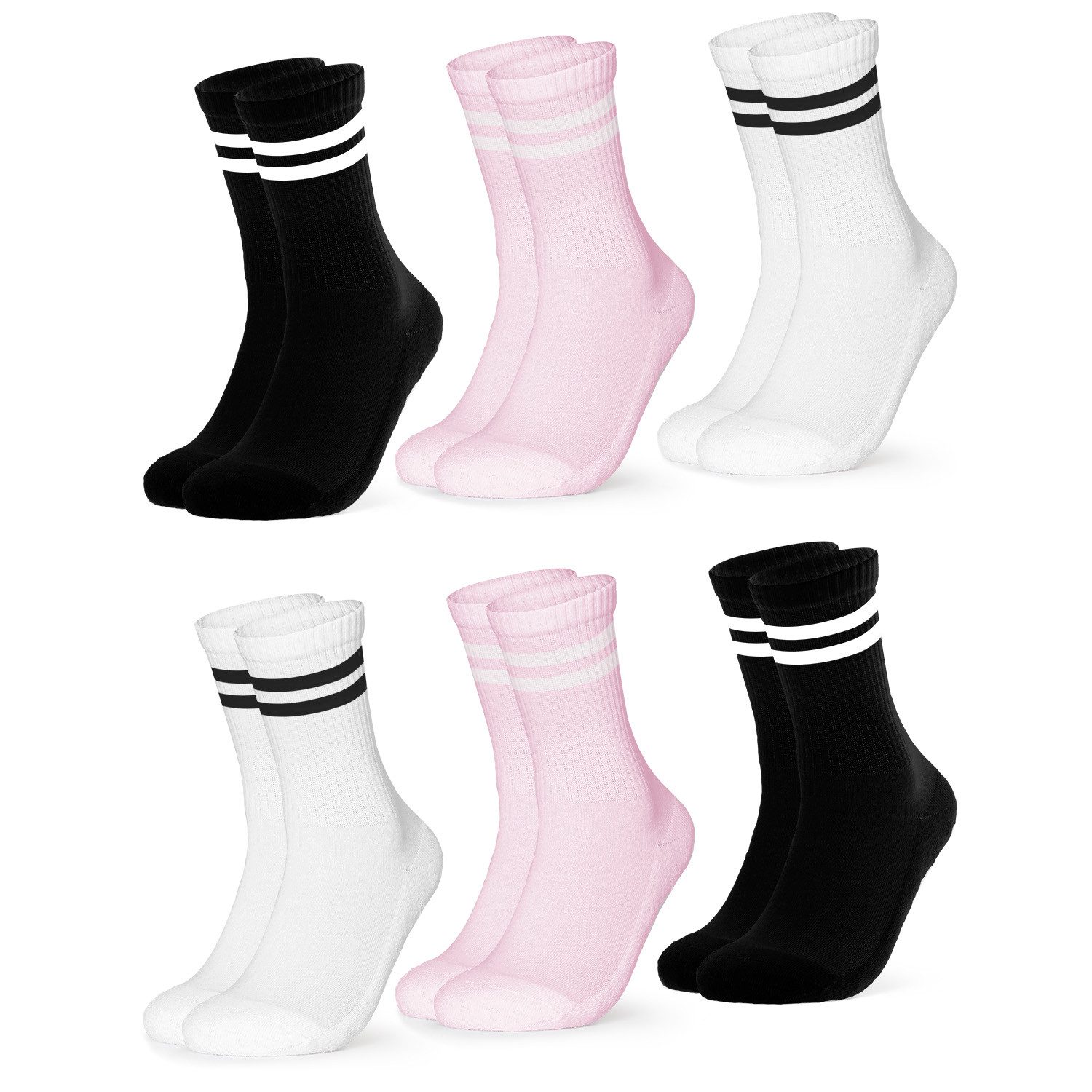 OCCULTO Tennissocken Damen Retro Tennis Socken günstig online kaufen
