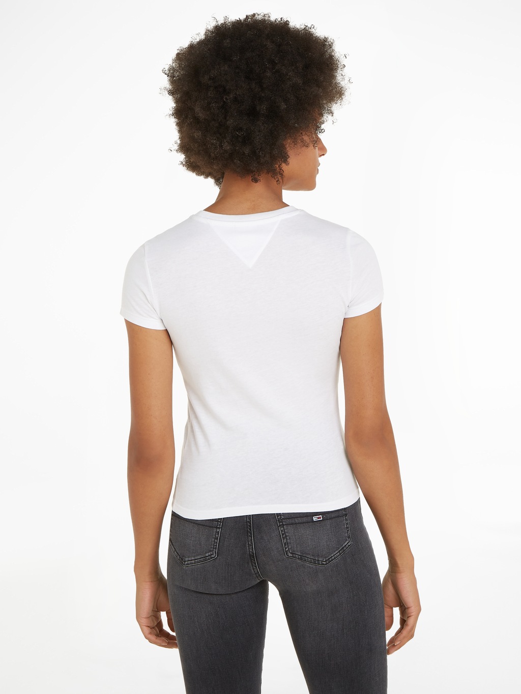 Tommy Jeans T-Shirt "TJW SLIM ESSENTIAL LOGO 2 SS", mit Tommy Jeans Flagge günstig online kaufen