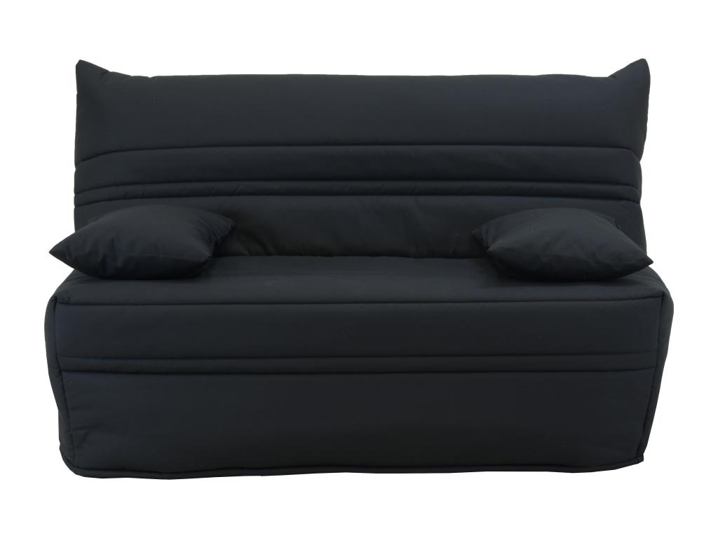 Schlafsofa Klappsofa - Schließhilfe - Baumwolle - 160 x 200 cm - Schwarz - günstig online kaufen