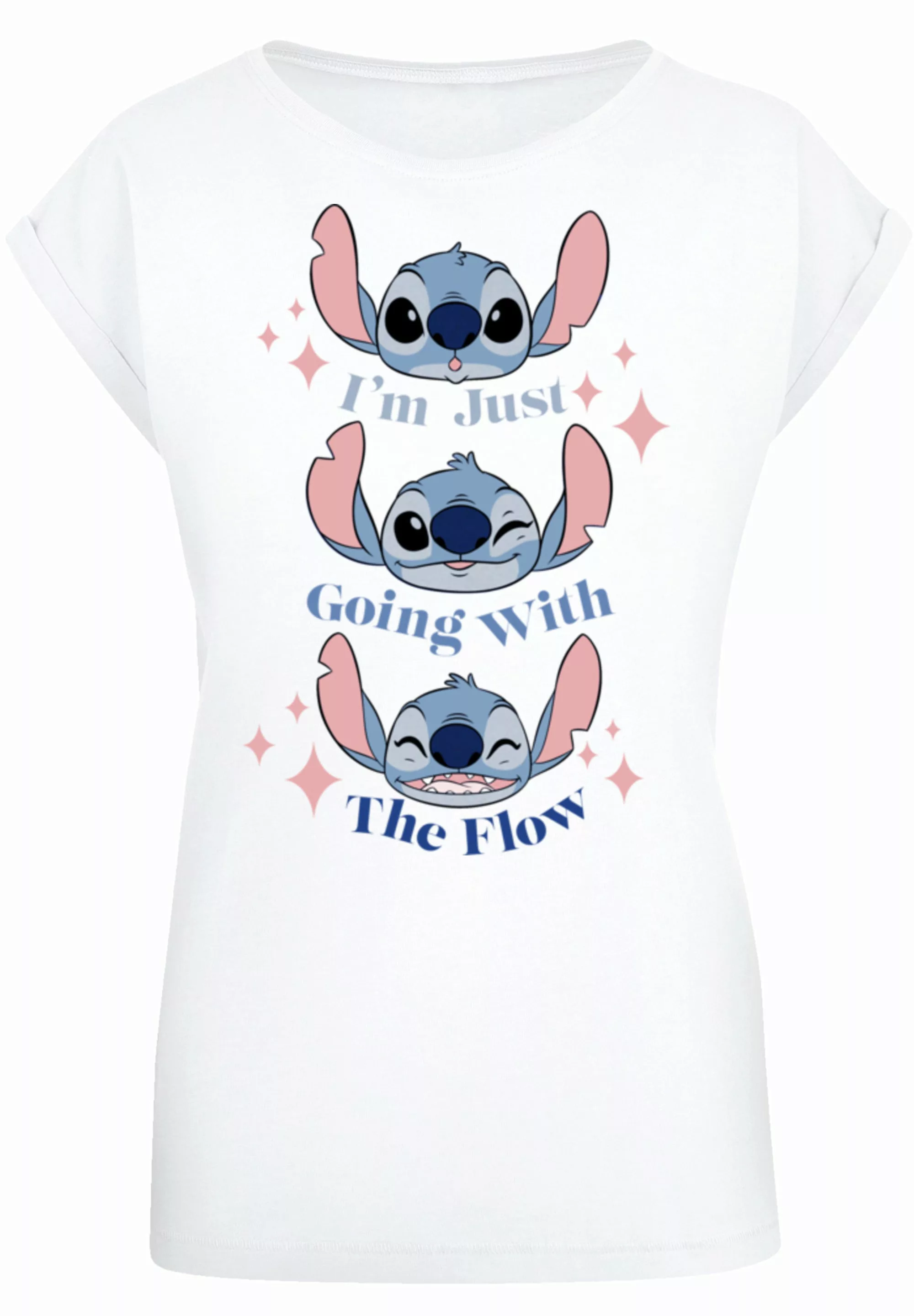 F4NT4STIC T-Shirt "Disney Lilo & Stitch Going With The Flow", Premium Quali günstig online kaufen