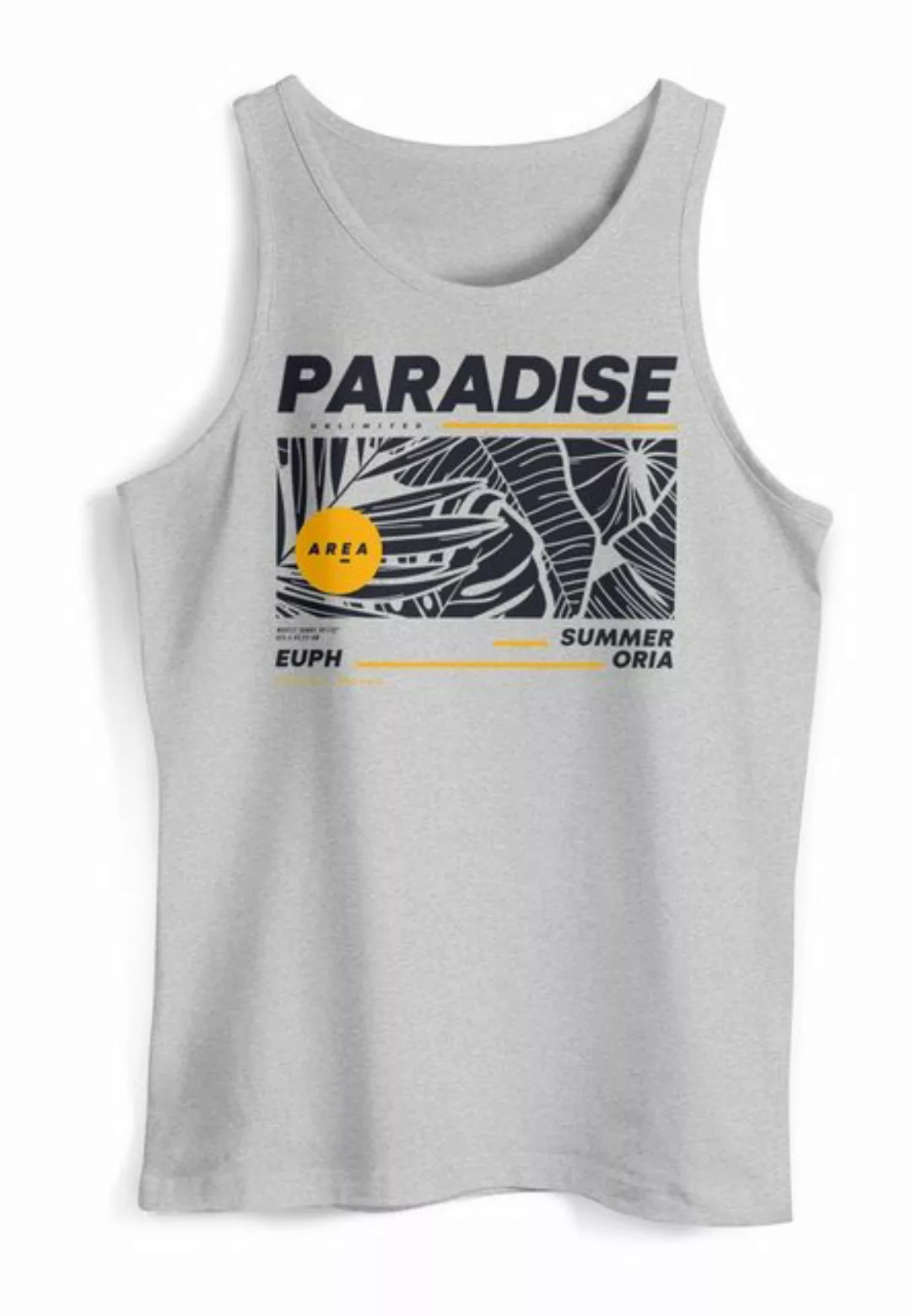 Neverless Tanktop Herren Tank-Top Paradise Unlimited Sommer Motiv Aufdruck günstig online kaufen