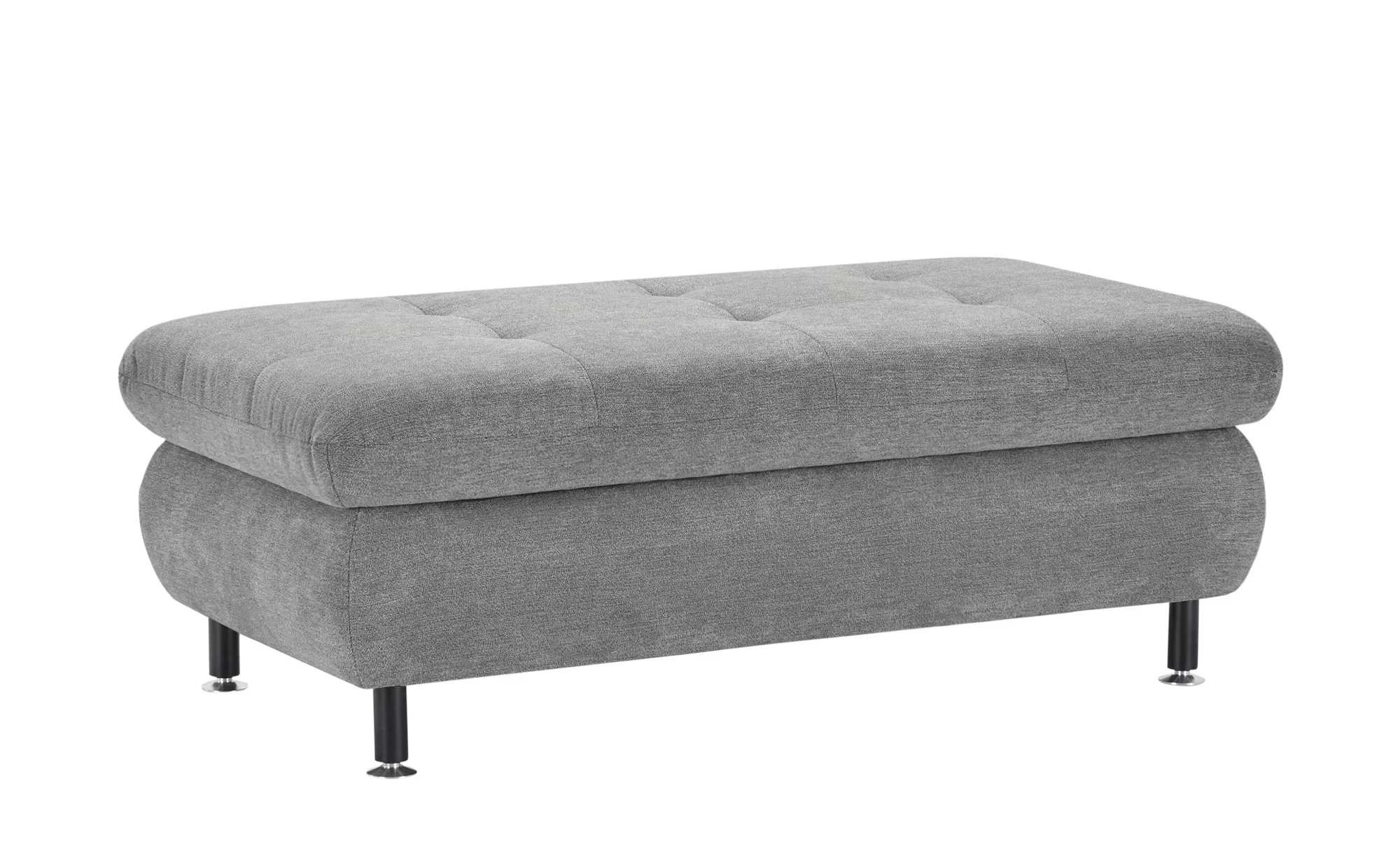 Lounge Collection XXL-Hocker  Sally ¦ grau ¦ Maße (cm): B: 129 H: 47 T: 64 günstig online kaufen