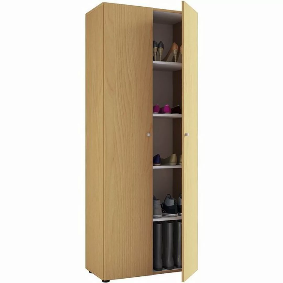 VCM Schuhschrank "VCM Holz Schrank  Maße B. 70 x H. 178 x T. 40 cm  5 Fäche günstig online kaufen