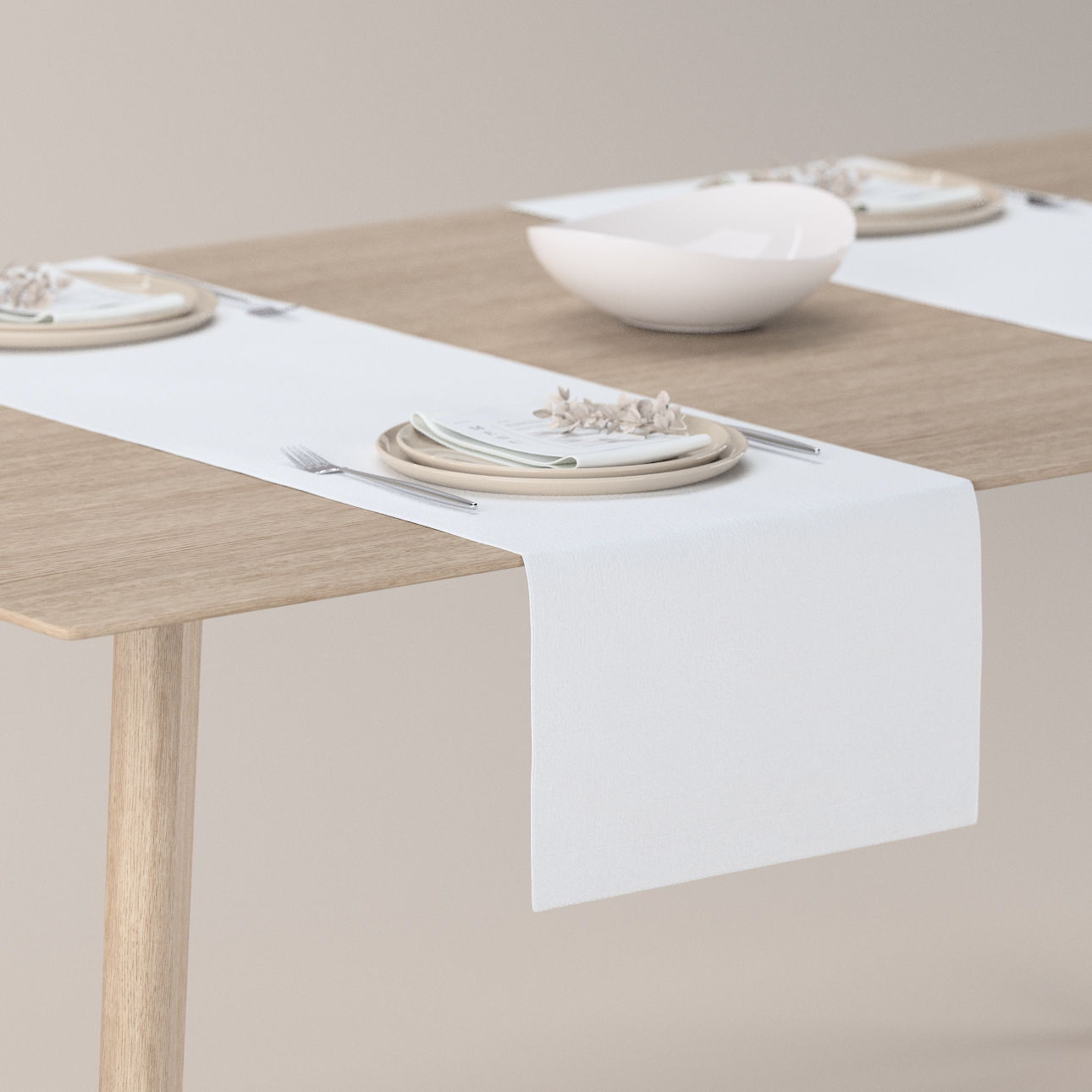 Tischläufer, weiß, 40 x 130 cm, Crema (182-65) günstig online kaufen