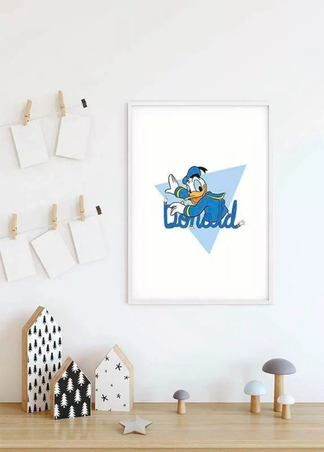 Komar Poster »Donald Duck Triangle«, Disney, (1 St.) günstig online kaufen